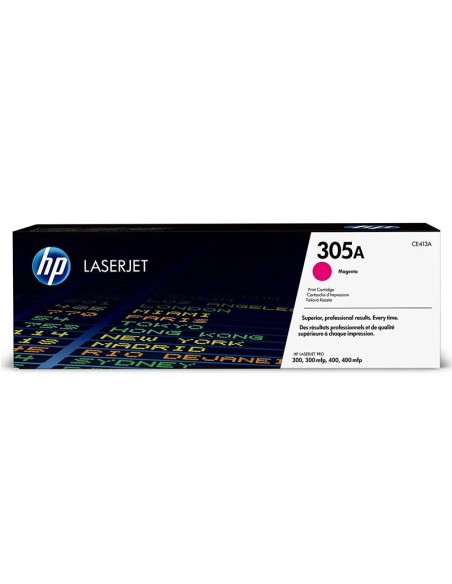 TONER HP CE413A 305A MAGENTA PN: CE413A EAN: 884962772386    