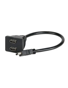 CABLE DUPLICADOR HDMI MACHO A  2 HDMI HEMBRA 20CM PN:...