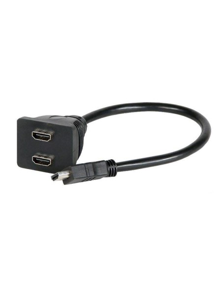 CABLE DUPLICADOR HDMI MACHO A  2 HDMI HEMBRA 20CM PN: HDMI HUB 1M A 2H EAN: 1000000000300   