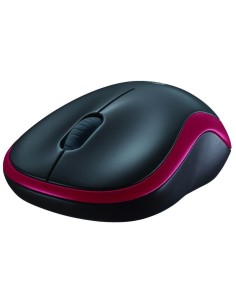 RATON WIRELESS LOGITECH M185   NEGRO/ROJO PN: 910-002237...