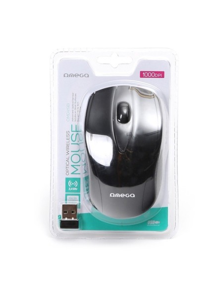 RATON WIRELESS OMEGA 1000 DPI  NEGRO PN: OM0419B EAN: 5907595417914   