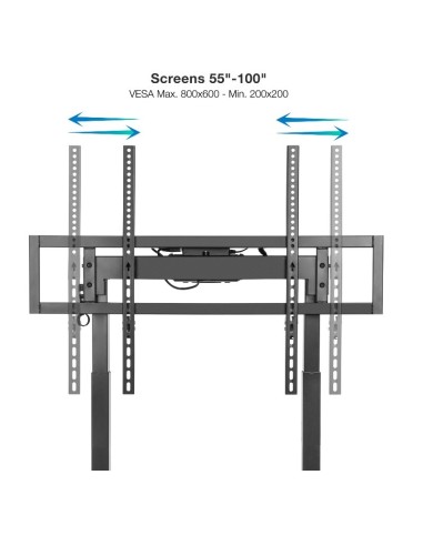 SOPORTE SUELO VESA 55-100" TOO Q "LUX" CON...