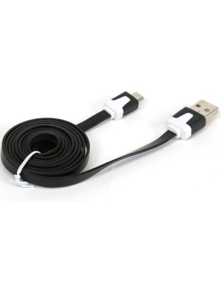 CABLE USB 2.0  1.8 M A MICRO   USB NEGRO PN: USB A MICRO 1M EAN: 1000000003658   