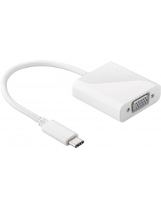CONVERSOR TIPO C/M A VGA H     BLANCO 15CM PN: VGA H A...
