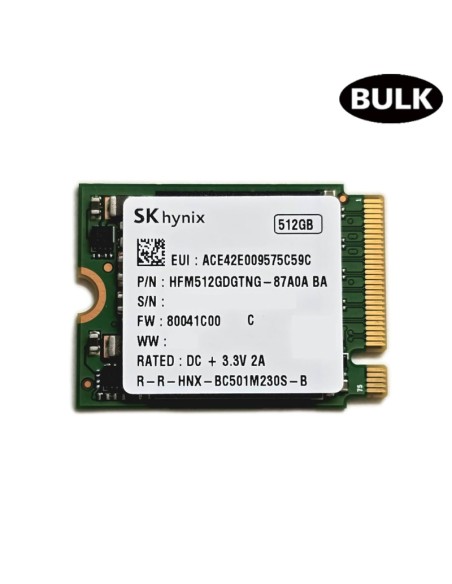 DISCO M.2 NVME 512GB SK HYNIX  NANO BULK PN: REA4744 EAN: 1000000004744   