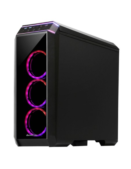 CAJA GAMING CHIEFTEC STALLION  II RGB NEGRO CRISTAL TEMPLADO PN: GP-02B-UC-OP EAN: 0753263078261   
