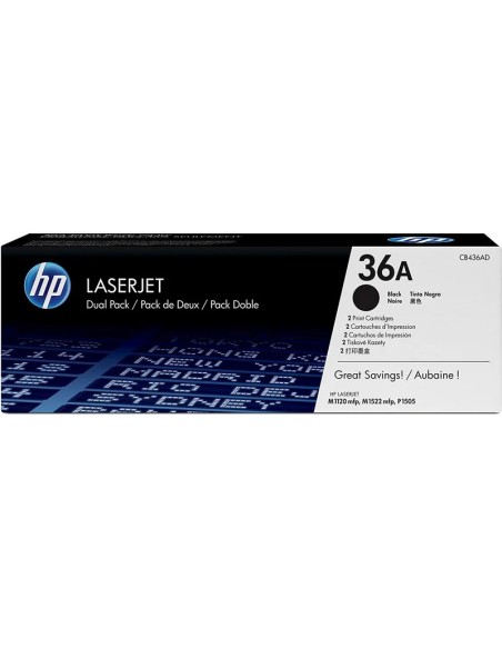 TONER HP CB436A NEGRO PN: CB436A EAN: 882780905221    