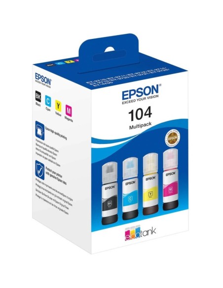BOTELLA TINTA EPSON 104 MULTI  PACK 65ML PN: CT13T00P640 EAN: 8715946684888   