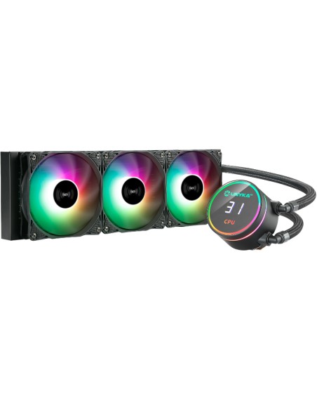 KIT REFRIGERACION LIQUIDA UNYK A AQUASTORM 360 NEGRA ARGB PN: UK353101 EAN: 6974560220939   