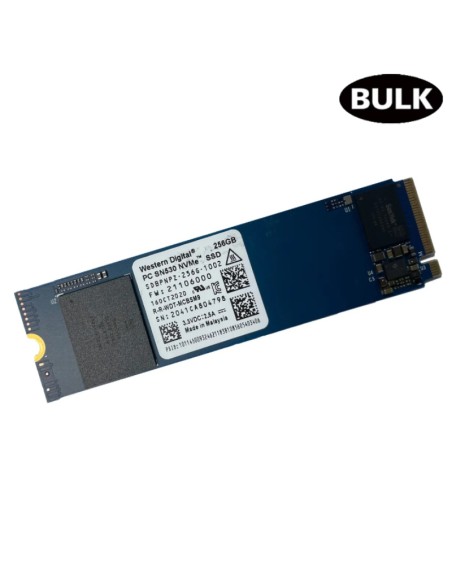 DISCO M.2 256GB NVME WESTERN   DIGITAL BULK PN: REA3921 EAN: 1000000003921   