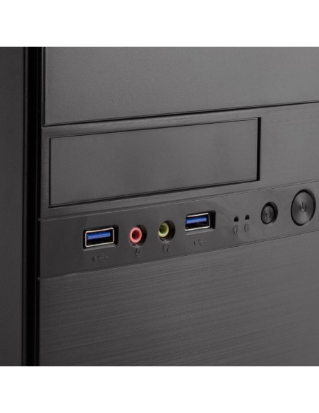 CAJA MICRO ATX COOLBOX M500    NEGRA FUENTE 500W 80+ BRONZE PN: COO-PCM500-F EAN: 8436624420603   