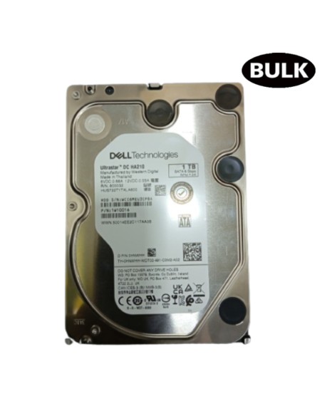DISCO 3.5"   2TB DELL          7200 RPM SATA BULK PN: 1W10017 EAN: 1000000004680   