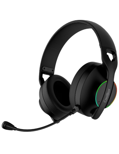 AURI + MIC 3.5MM / BT COOLBOX  RGB NEGRO PN: WB01 EAN: 8436624420108   