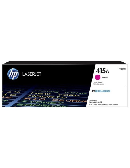 TONER HP W2033A 415A MAGENTA PN: W2033A EAN: 192018046375    