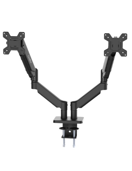 SOPORTE MESA VESA NEUMATICO 32 " 2 MONITORES M02D NEGRO PN: COO-SOP-M02D EAN: 8436624420177   