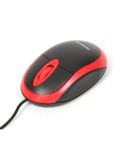 RATON USB OMEGA 1200 DPI ROJO/ NEGRO 0M06VR PN: OM06VR...