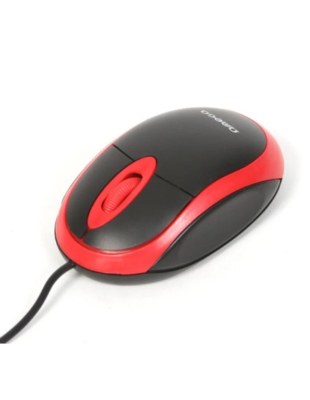 RATON USB OMEGA 1200 DPI ROJO/ NEGRO 0M06VR PN: OM06VR EAN: 5907595416467   