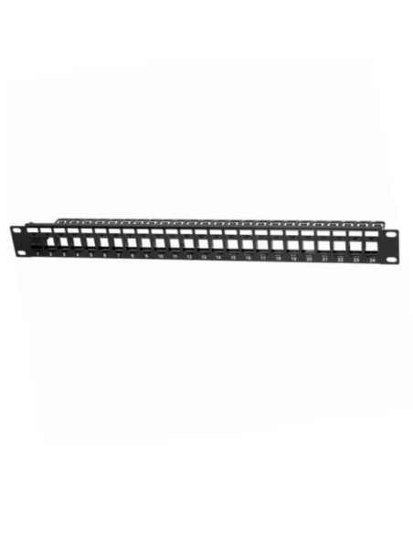 PATCH PANEL 24 PTOS 19" VACIO  CAT. 6 UTP PN: PAT-06024-BLANK EAN: 8436539920007   