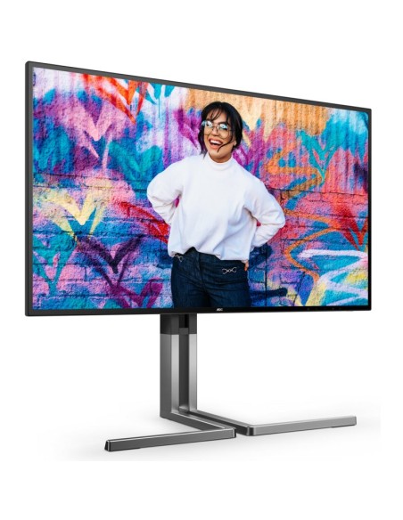 MONITOR   27" AOC U27U3CV LED  IPS ULTRAHD 4K DELTA E HDR400 PN: U27U3CV EAN: 1000000001634   