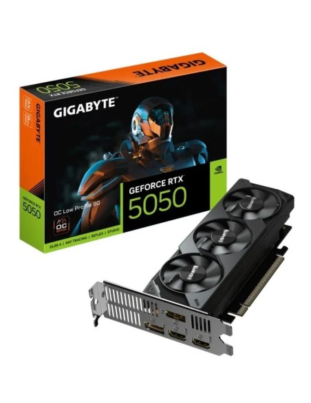 VGA RTX5050    8GB GDDR6  GIGA BYTE OC EDITION PN: 9VN5050O8L-00-G1 EAN: 4719331356736   
