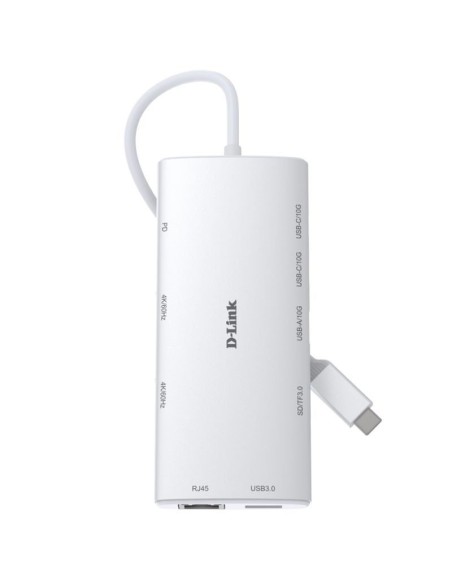 MINI DOCK 10 EN 1 D-LINK DUP-  A01 2X HDMI 4K, 1X RJ45, X1 SD PN: DUP-A01 EAN: 790069478215    
