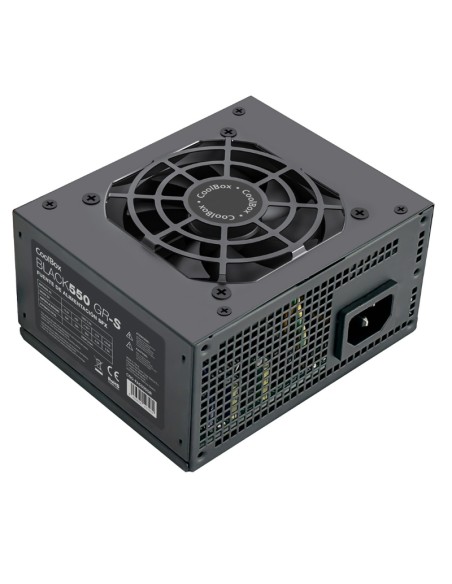 FUENTE  550W/30A SFX COOLBOX   NEGRO BLACK550GR-S PN: COO-FA550SGR EAN: 8436624423482   