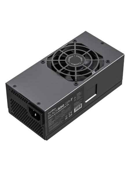 FUENTE  550W/30A TFX COOLBOX   NEGRO BLACK550GR-T PN: COO-FA550TGR EAN: 8436624423499   