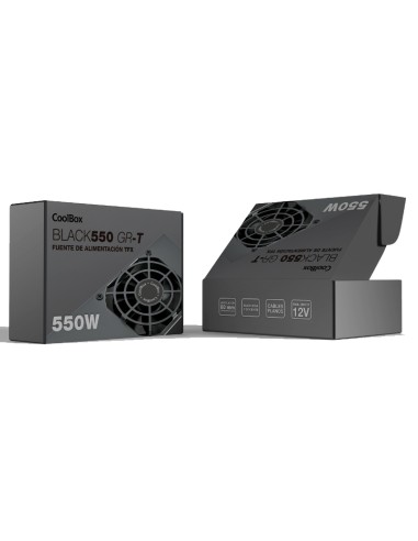 FUENTE  550W/30A TFX COOLBOX   NEGRO...