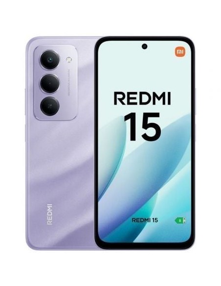 SMARTPHONE 6.9 " XIAOMI REDMI  15/6G/128GB/NFC/PURPURA PN: MZB0L1JEU EAN: 6932554450168   