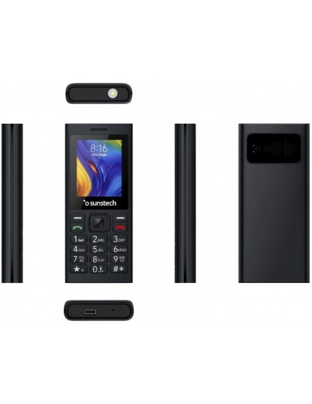 MOVIL SUNSTECH CEL5 4G NEGRO PN: CEL5 EAN: 8429015019852   