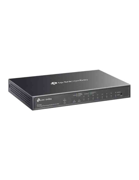 SWITCH GIGA SEMIGESTIONABLE    TP-LINK ES210GMP 10P 8X POE PN: ES210GMP EAN: 8885020620955   