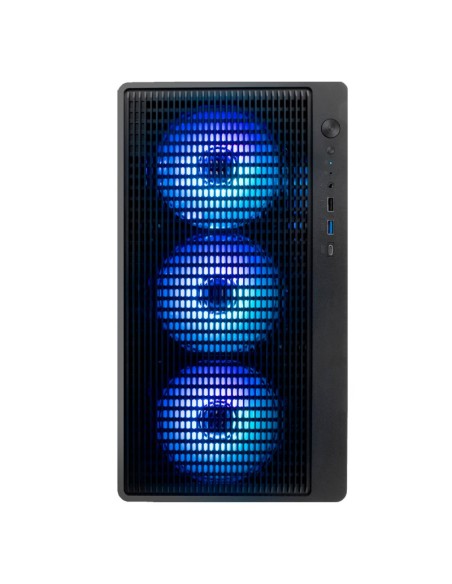 CAJA GAMING MATX COOLBOX GM350 DARKFACE NEGRO SIN FUENTE PN: COO-CHA-GM350-0 EAN: 8436624423567   