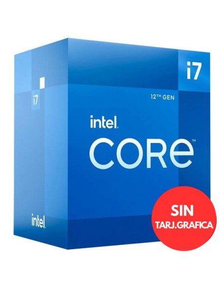 INTEL S-1700 I7-12700F   BOXV  2.1GHZ CON VENTILADOR PN: BX8071512700F EAN: 5032037237826   