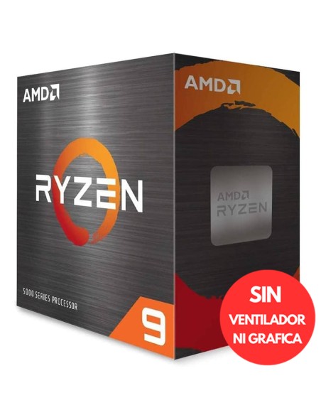 AMD S-AM4 RYZEN 9 5950X  BOX   3.4 GHZ SIN VENTILADOR PN: 100-100000059WOF EAN: 730143312745    