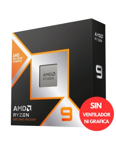 AMD S-AM5 RYZEN 9 9950X3D BOX  4.3 GHZ SIN...