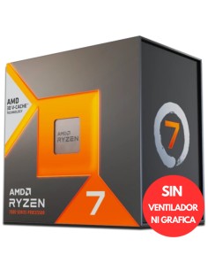 AMD S-AM5 RYZEN 7 7800X3D BOX  4.2 GHZ SIN VENTILADOR PN:...