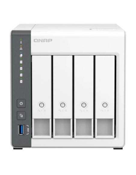 CAJA NAS QNAP TS-433-4G 4GB    BLANCO 4X BAHIAS 3.5"-2.5" PN: TS-433-4G EAN: 4711103080993   