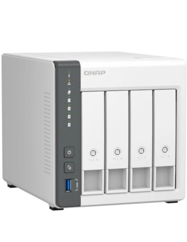 CAJA NAS QNAP TS-433-4G 4GB    BLANCO 4X BAHIAS...