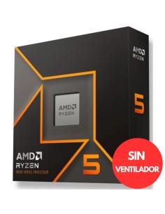 AMD S-AM5 RYZEN 5 9600X  BOX   3.9GHZ BOX SIN VENTILADOR...