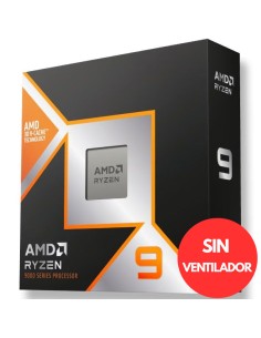 AMD S-AM5 RYZEN 9 9900X3D BOX  4.4GHZ SIN VENTILADOR PN:...