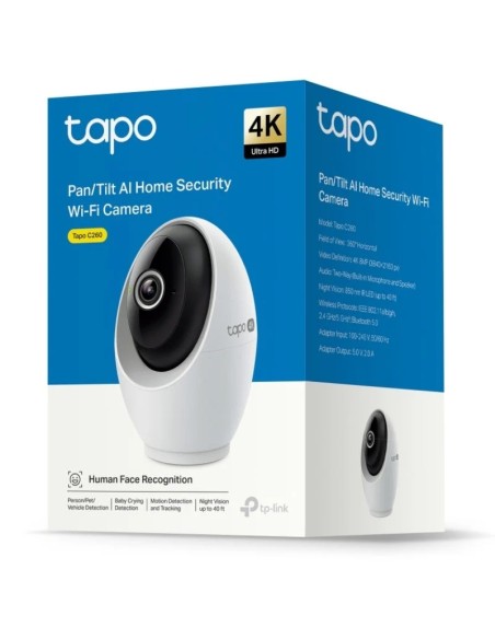 CAMARA SEGURI. WIFI TAPO C260  TP-LINK 4K ULTRA HD PN: 1770500249 EAN: 8885021370088   