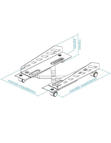 SOPORTE PARA CPU DE SUELO CON  RUEDAS...