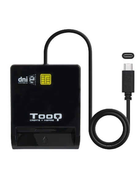 LECTOR EXT. TOOQ DNIE TQR-211B USB C 2.0 PN: TQR-211B EAN: 8433281010376   