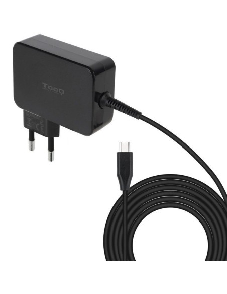 ALIMENTADOR PORT. 100W TOOQ    TQLC-USBCGAN100PD 1.8M NEGRO PN: TQLC-USBCGAN100P EAN: 8433281015241   
