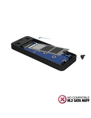 CAJA M.2 NVME USB 3.1 TOOQ     TQE-2280B NEGRO...