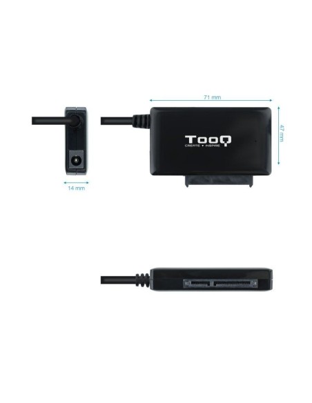 ADAPT. USB 3.0 A SATA 2.5/3.5" TOOQ TQHDA-02C PN: TQHDA-02C EAN: 8433281011397   