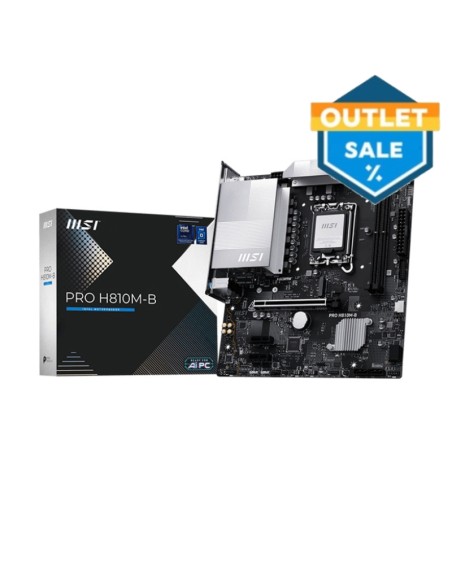 PB S-1851 H810 MSI H810M-B PRO DDR5 MATX PN: REA356 EAN: 1000000000356   